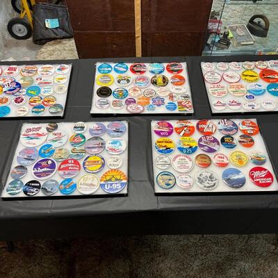 Large Lot of Vintage Seafair Hydro Racing Buttons Pins