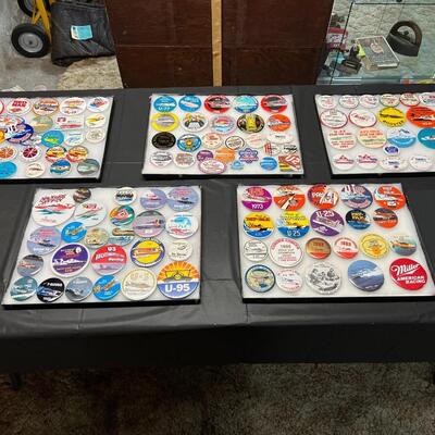 Large Lot of Vintage Seafair Hydro Racing Buttons Pins