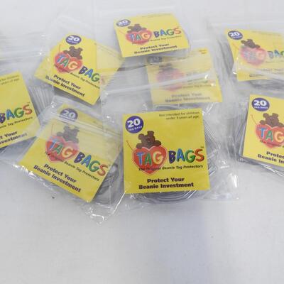 10 ty Beanie Tag Bags, Each Bag Contains 20 Tags (Total 200 Tags) NEW, Unopened