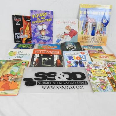 Childrens' Books: Disney/Pixar Cars, Fly Guy, Little Golden Star Wars, RIo 2