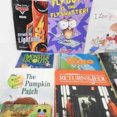 Childrens' Books: Disney/Pixar Cars, Fly Guy, Little Golden Star Wars, RIo 2