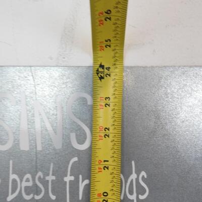 3 Pieces: White Board, Cork Board, Metal Board, SEE Pictures For Sizes