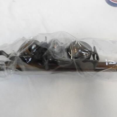 Curtain Rod, Redi Shade Window Shade, Wall Border;