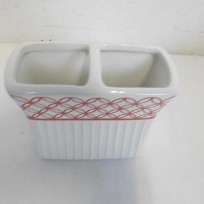 Honey Can Do 8L Step Can Trash Can, Step Stool, Toothbrush Holder