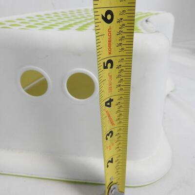 Honey Can Do 8L Step Can Trash Can, Step Stool, Toothbrush Holder