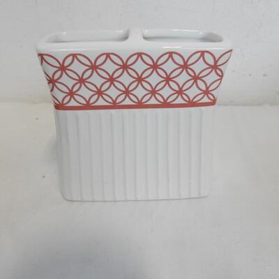 Honey Can Do 8L Step Can Trash Can, Step Stool, Toothbrush Holder