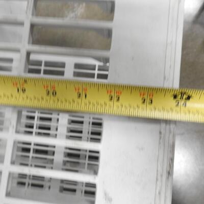 Storage Shelves, Grey, 24x36x57, Small Places on Shelves Broken, See Pioctures