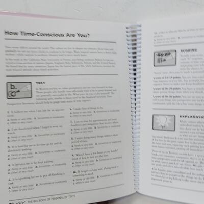Fiction/Non-Fiction Books: Cookbooks,Modern Essentials (Oils), Personality Tests