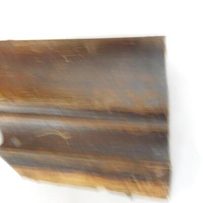 Viola Gong DRGM Wall Clock: Needs Repairs,31x13x6.5 Wood Case-NO KEY Vintage