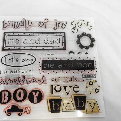 5 Sets of Acrylic Stamps from Close to My Heart ~ my acrylix: Sports, Baby, Etc