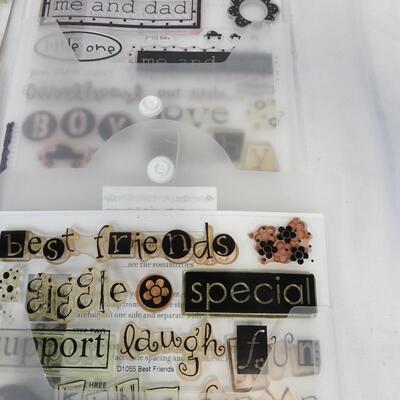 5 Sets of Acrylic Stamps from Close to My Heart ~ my acrylix: Sports, Baby, Etc