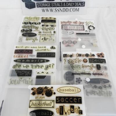 5 Sets of Acrylic Stamps from Close to My Heart ~ my acrylix: Sports, Baby, Etc