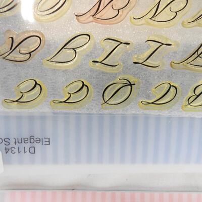 6 Sets Clear Acrylic Stamp Sets Close To My Heart: Elegant Script-Special Days