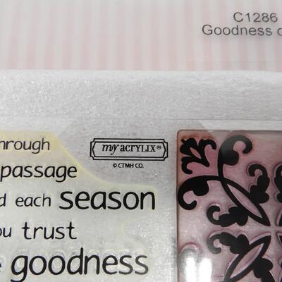 6 Sets Clear Acrylic Stamp Sets Close To My Heart: Elegant Script-Special Days