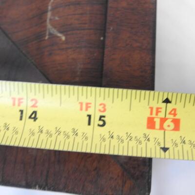 Antique H. Welton Wall Clock w/Mirror, 2 Keys, Needs Repair