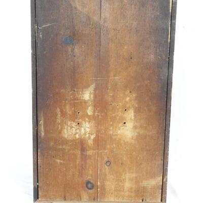 Antique H. Welton Wall Clock w/Mirror, 2 Keys, Needs Repair