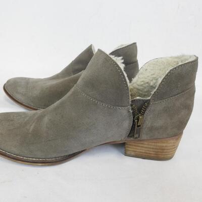 3pr Women Shoes, Suede w/Faux Fur, Seychelles, Dolce Vita, Size 9