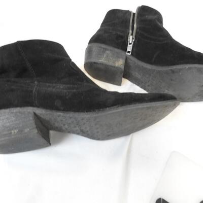 3pr Women Shoes, Suede w/Faux Fur, Seychelles, Dolce Vita, Size 9