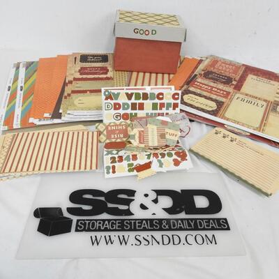 Scrapbook Paper 12x12, Die Cuts/Stickers/Recipe Cards: Holiday & Season Themed