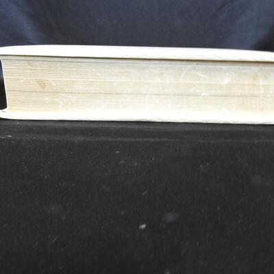 Bible: Large White W/Gold Tone Lettering, Writing on Inside Cover, See Pictures