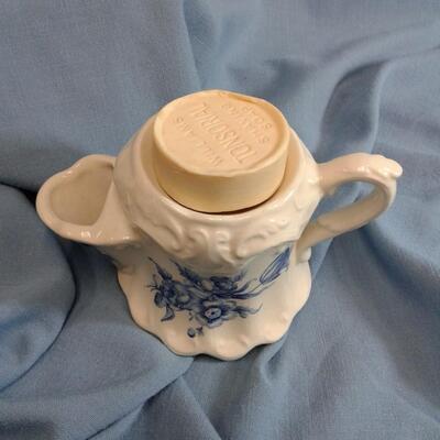 Malvern Ceramics Chamberpot & Empress Ironstone Shaving Mug