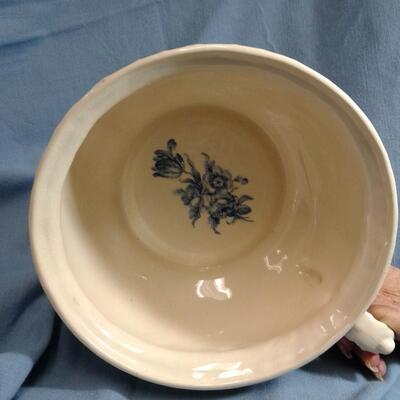 Malvern Ceramics Chamberpot & Empress Ironstone Shaving Mug