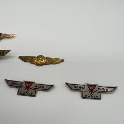 Lot of 14 Vintage Air Pins Wings Pins with Pin Backs