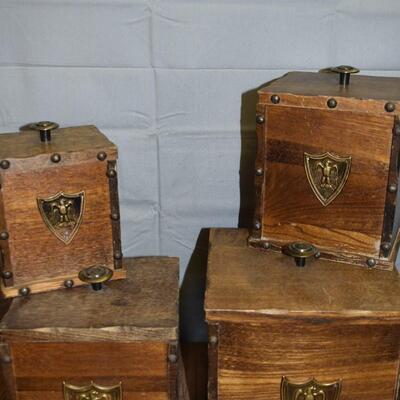 Wooden Canisters
