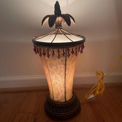 Bronze Palmetto Leaf Floor and Table Lamp (LR-SW)