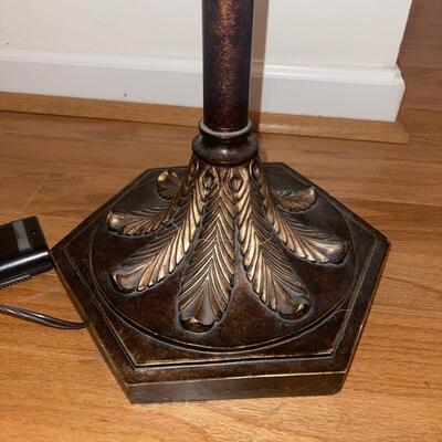 Bronze Palmetto Leaf Floor and Table Lamp (LR-SW)