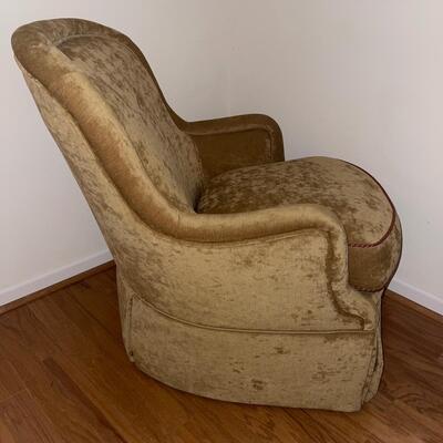 Highland House Gold Colored Arm Chair (LR-SW)