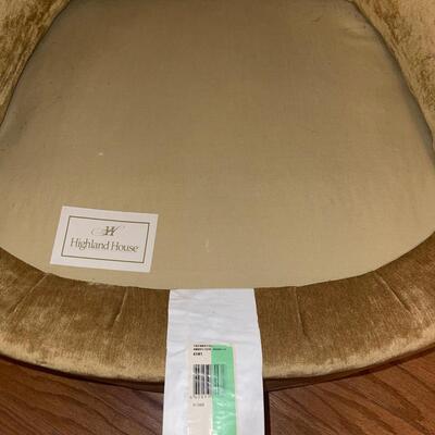 Highland House Gold Colored Arm Chair (LR-SW)