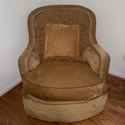 Highland House Gold Colored Arm Chair (LR-SW)