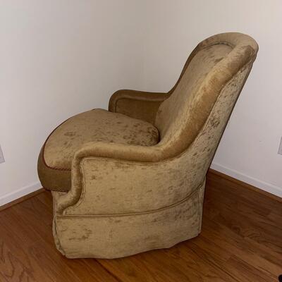 Highland House Gold Colored Arm Chair (LR-SW)
