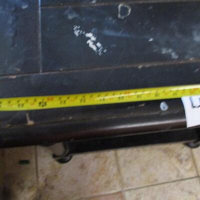 Chocolate Two Tier End Table