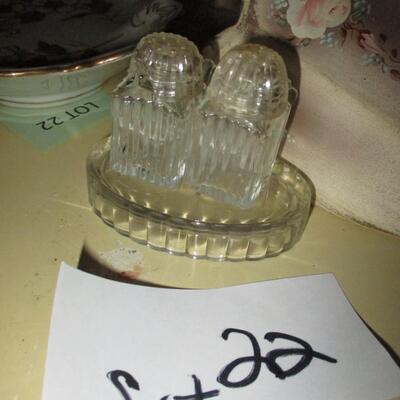 Vintage Wall Sconces, Perfume Bottle, Salt & Pepper