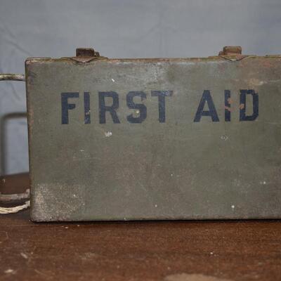 Green First Aid Box