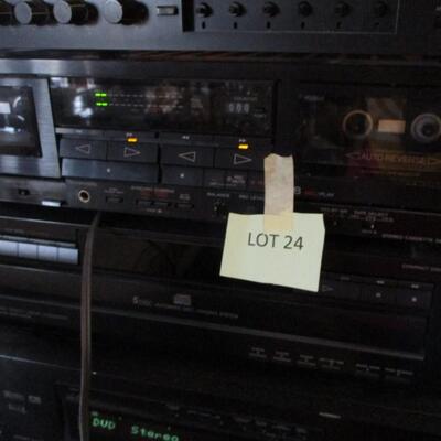 Elecronics-- Receiver, CD Player, Tape Deck