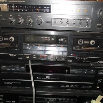 Elecronics-- Receiver, CD Player, Tape Deck