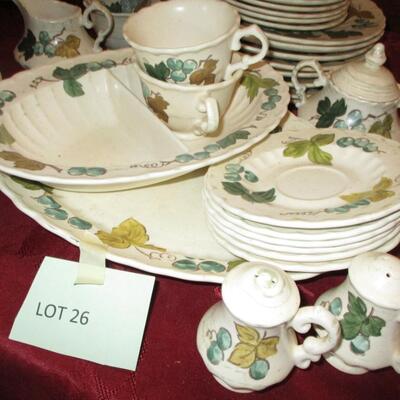 Yellow Ware Metlox China/Dinnerware