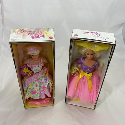-104- Spring Blossom Barbie (1995) | Spring Petals Barbie (1996) | Avon