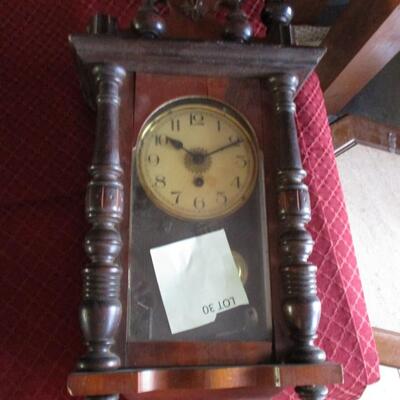 Mahogany Wall Clock
