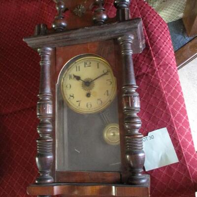 Mahogany Wall Clock