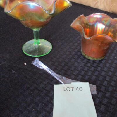 Vaseline Tulip/ Fenton Carnival