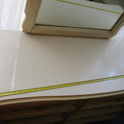 French Provincial Dresser & Mirror