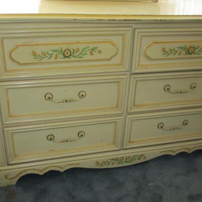 French Provincial Dresser & Mirror