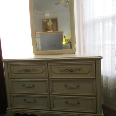 French Provincial Dresser & Mirror