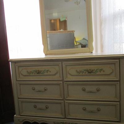 French Provincial Dresser & Mirror