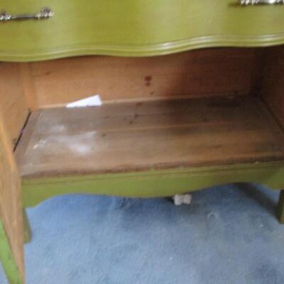 Painted Antique Washstand