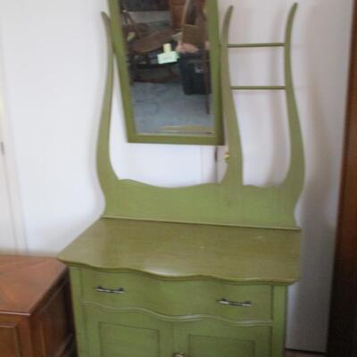 Painted Antique Washstand